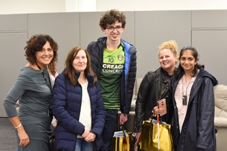 group photo of parent